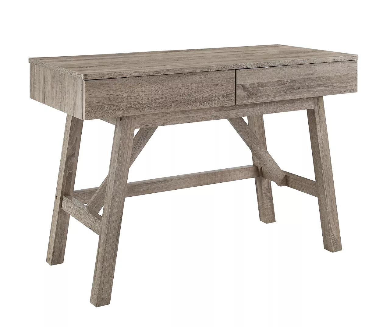 Margo Gray 2-Drawer Wood Desk - Image 5