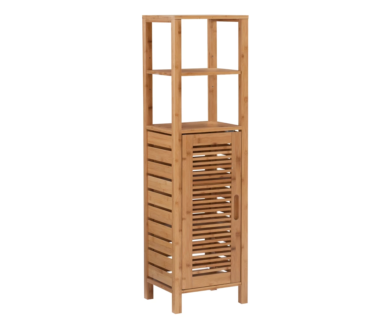Pierce Bamboo 5-Shelf Mid Cabinet - Image 5