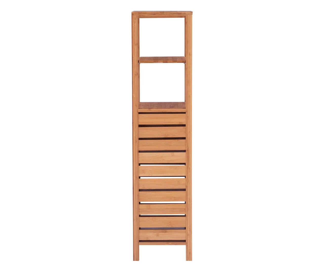 Pierce Bamboo 5-Shelf Mid Cabinet - Image 2