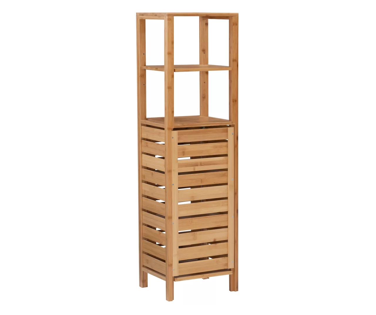 Pierce Bamboo 5-Shelf Mid Cabinet - Image 3