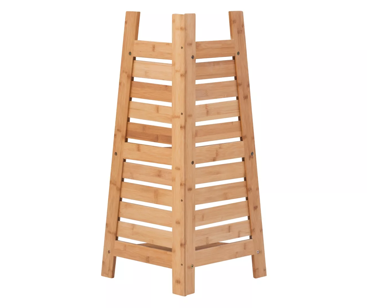 Pierce Bamboo 3-Tier Corner Shelf - Image 8