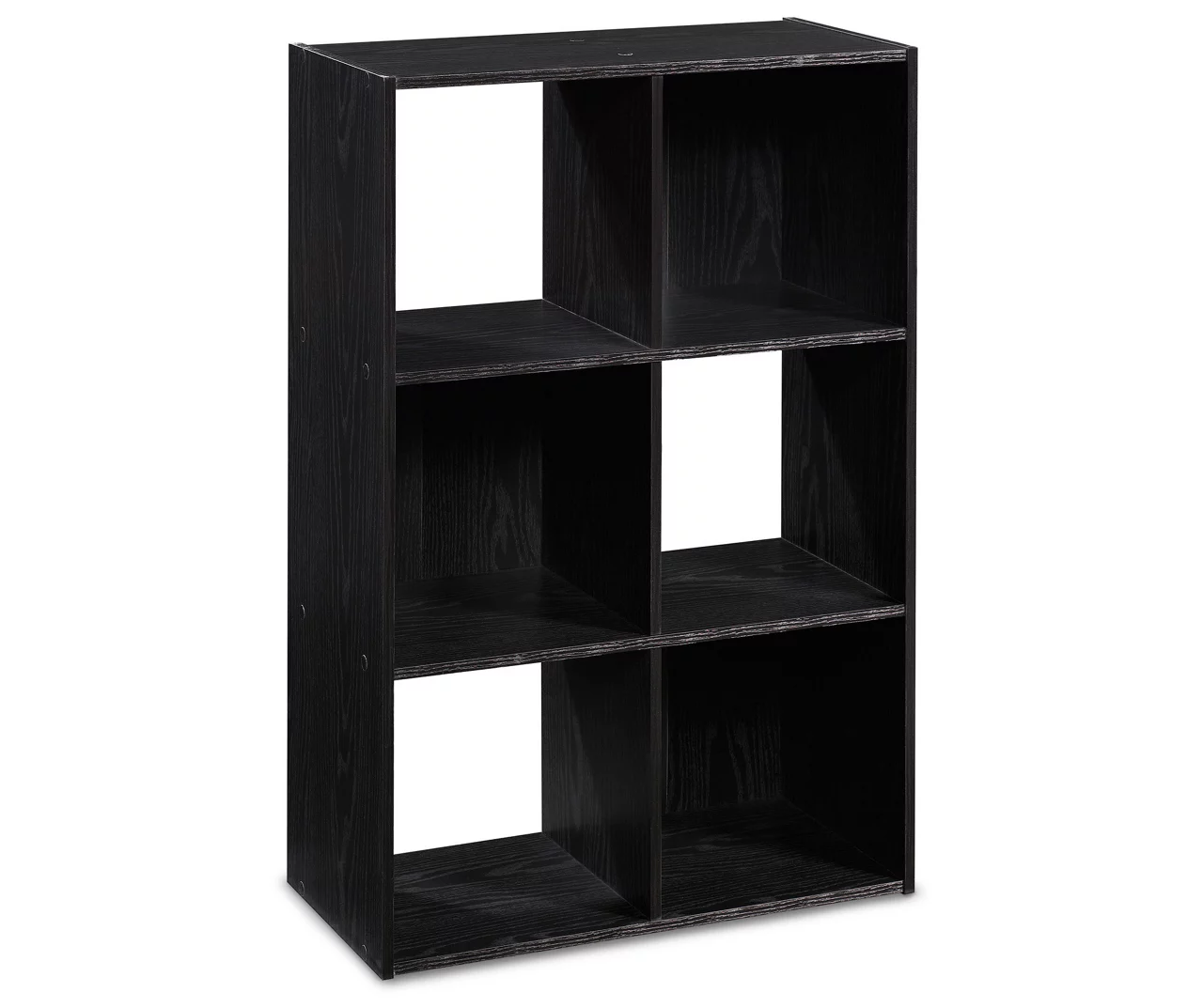 Black Oak 6-Cube Storage Organizer