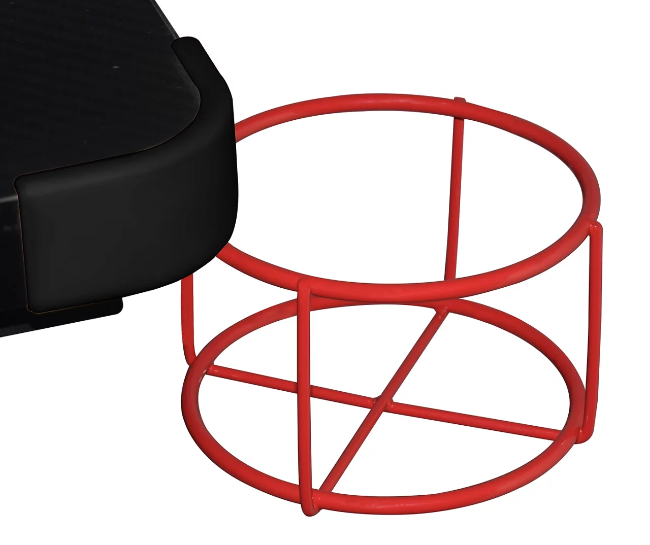 Black LED Gaming Desk With Riser - Image 8