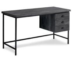 Monarch Reclaimed 3-Drawer Computer Desk
