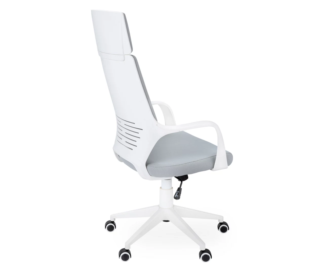 White & Gray Executive Office Chair - Image 3