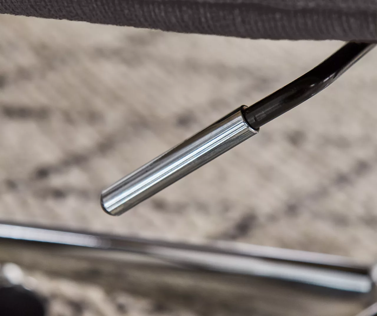 Leighton Dark Gray Memory Foam Fabric Office Chair - Image 10