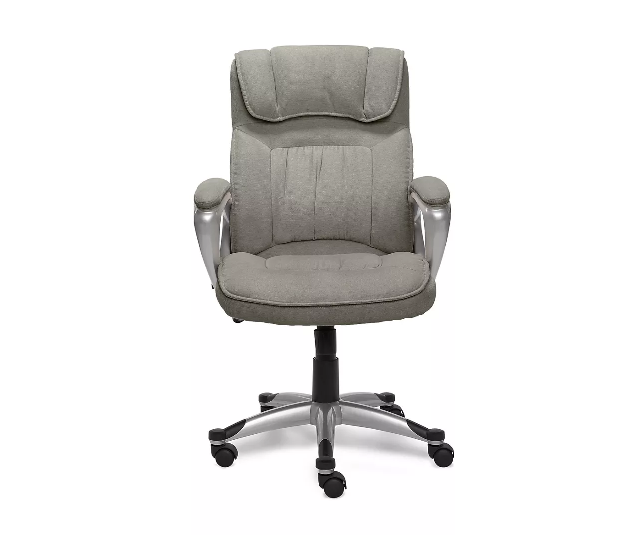 Glacial Gray Linen Executive Office Chair