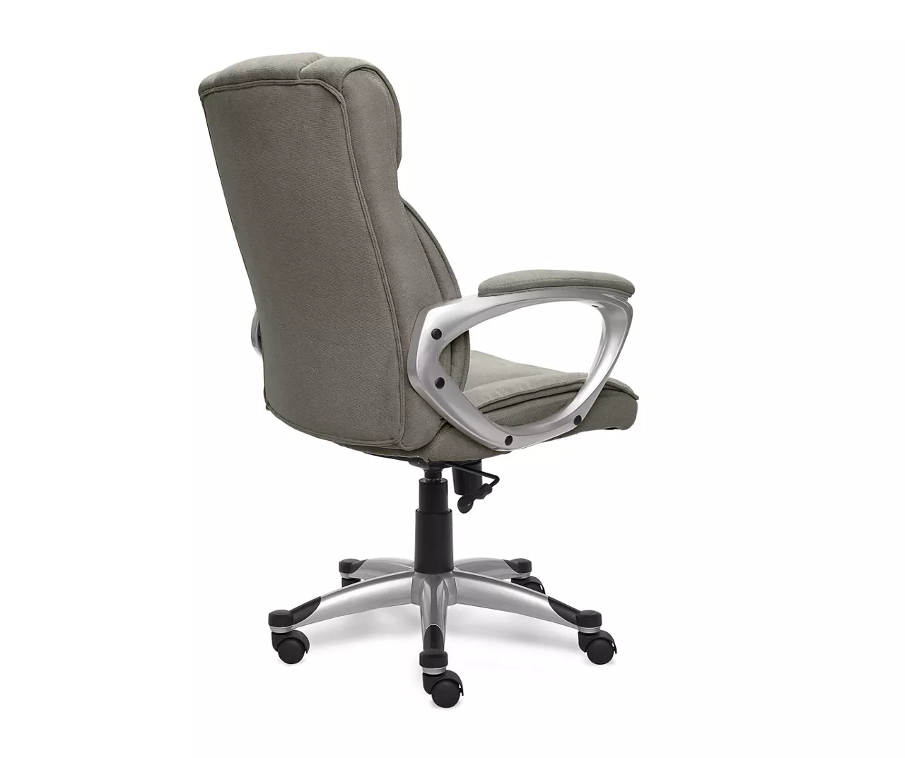 Glacial Gray Linen Executive Office Chair - Image 4
