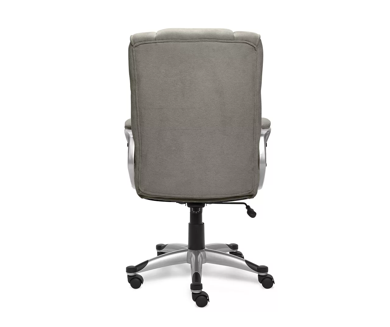 Glacial Gray Linen Executive Office Chair - Image 5