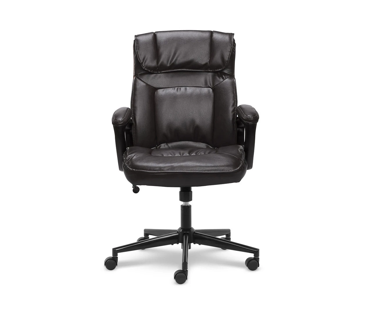 Hannah Black Bonded Leather Office Chair