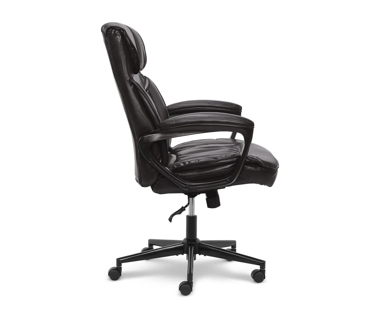 Hannah Black Bonded Leather Office Chair - Image 13