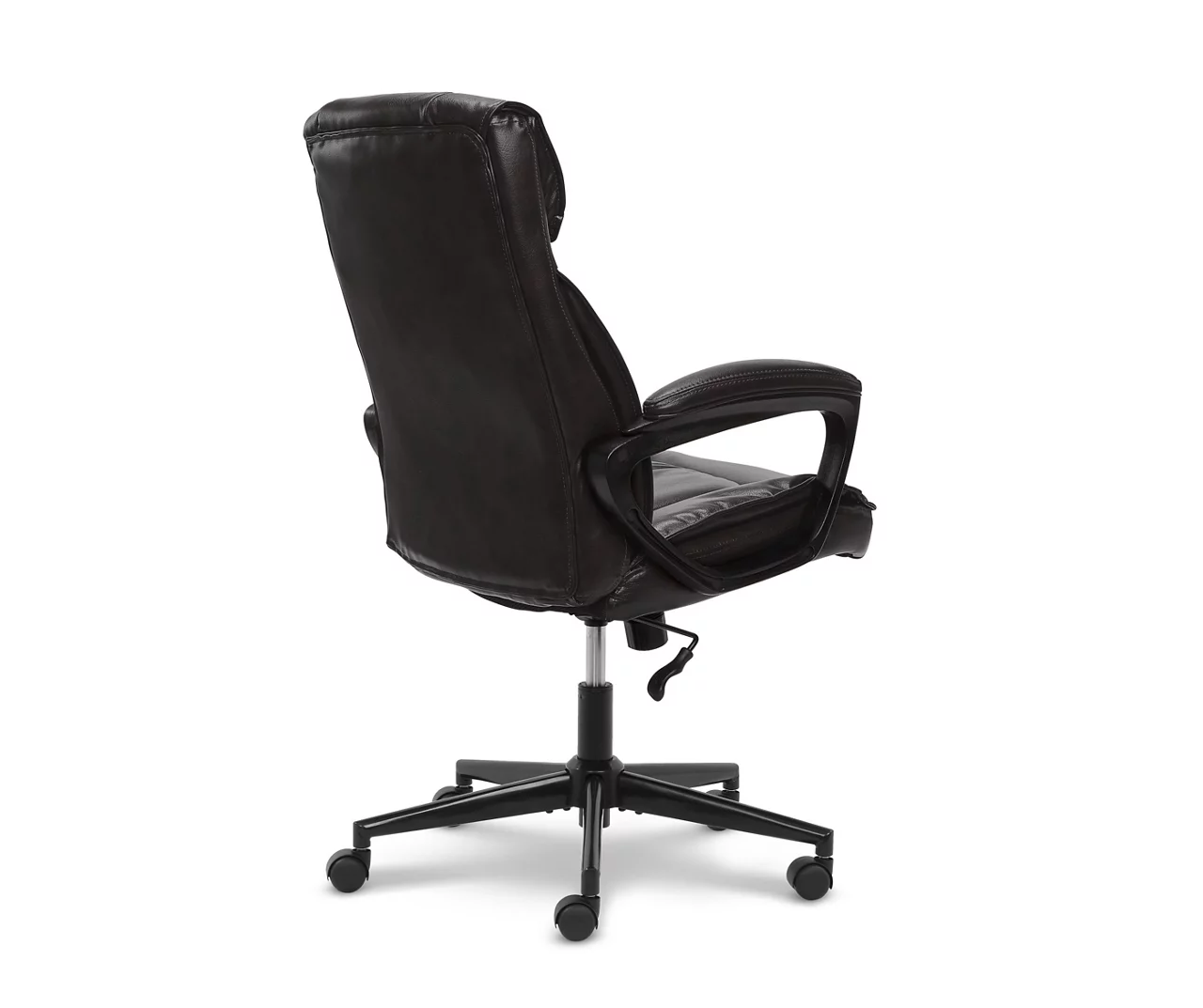 Hannah Black Bonded Leather Office Chair - Image 14