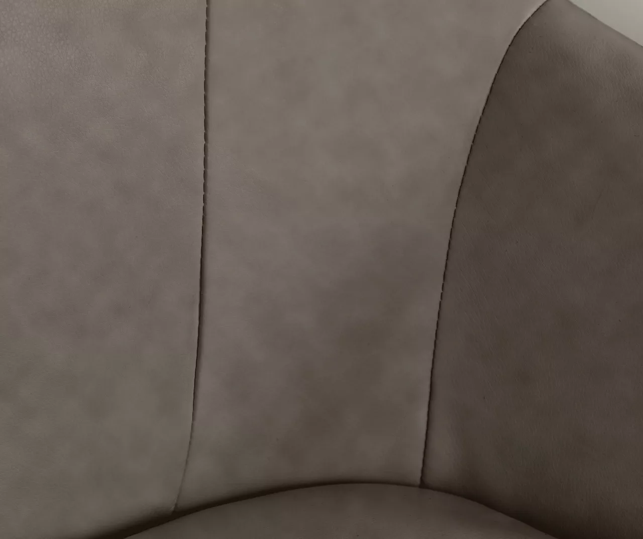 Leighton Gray Memory Foam Bonded Leather Office Chair - Image 6