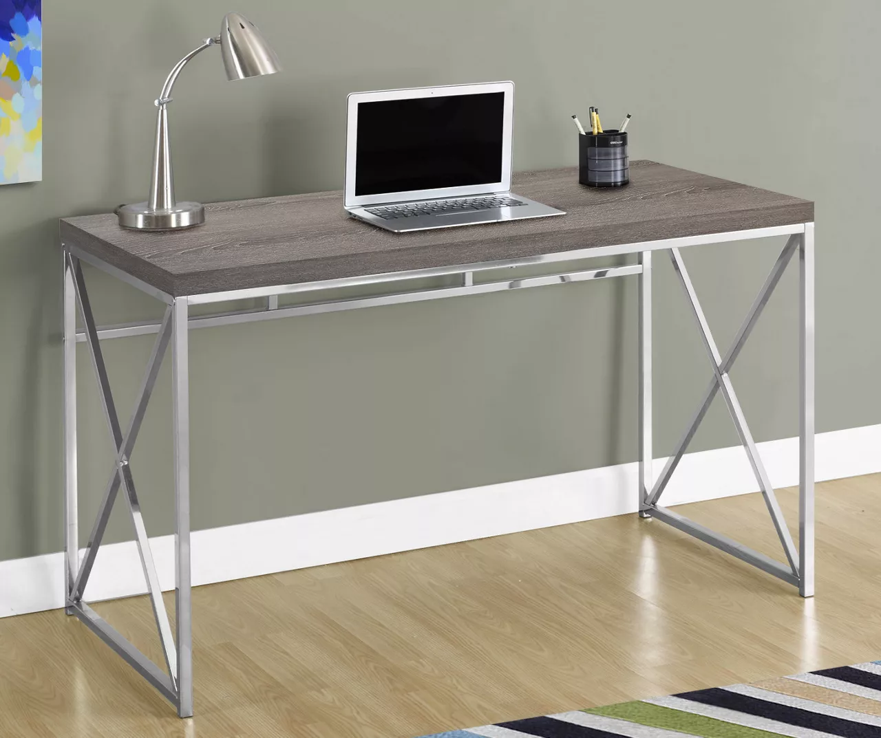 Monarch Metal Computer Desk - Image 8
