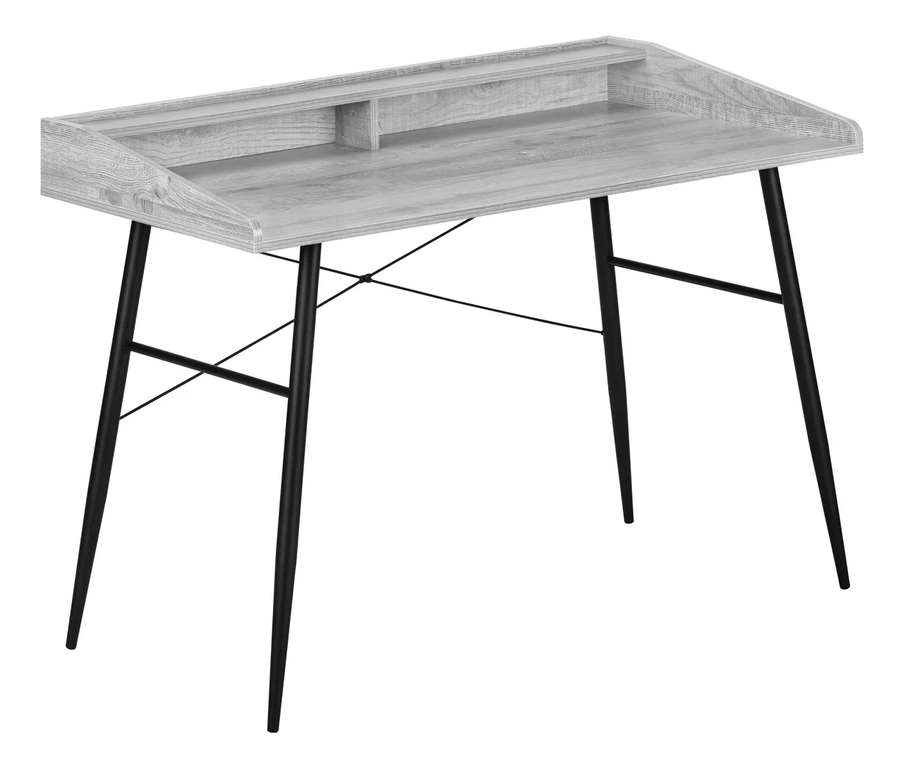 2-Cubby Computer Desk With Hutch - Image 4