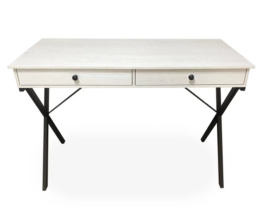 Real Living Rustic 2-Drawer Writing Desk - Image 2