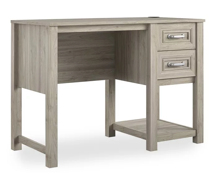 Sierra Ridge Levi Light Walnut Pedestal Desk - Image 5