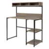 Daylicrew 2-Shelf Home Office Desk & Hutch