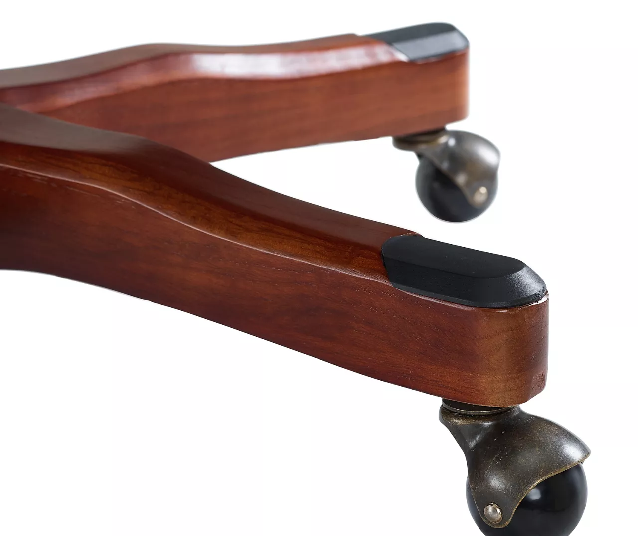 Austin Brown Linen Cow Print Office Chair - Image 5