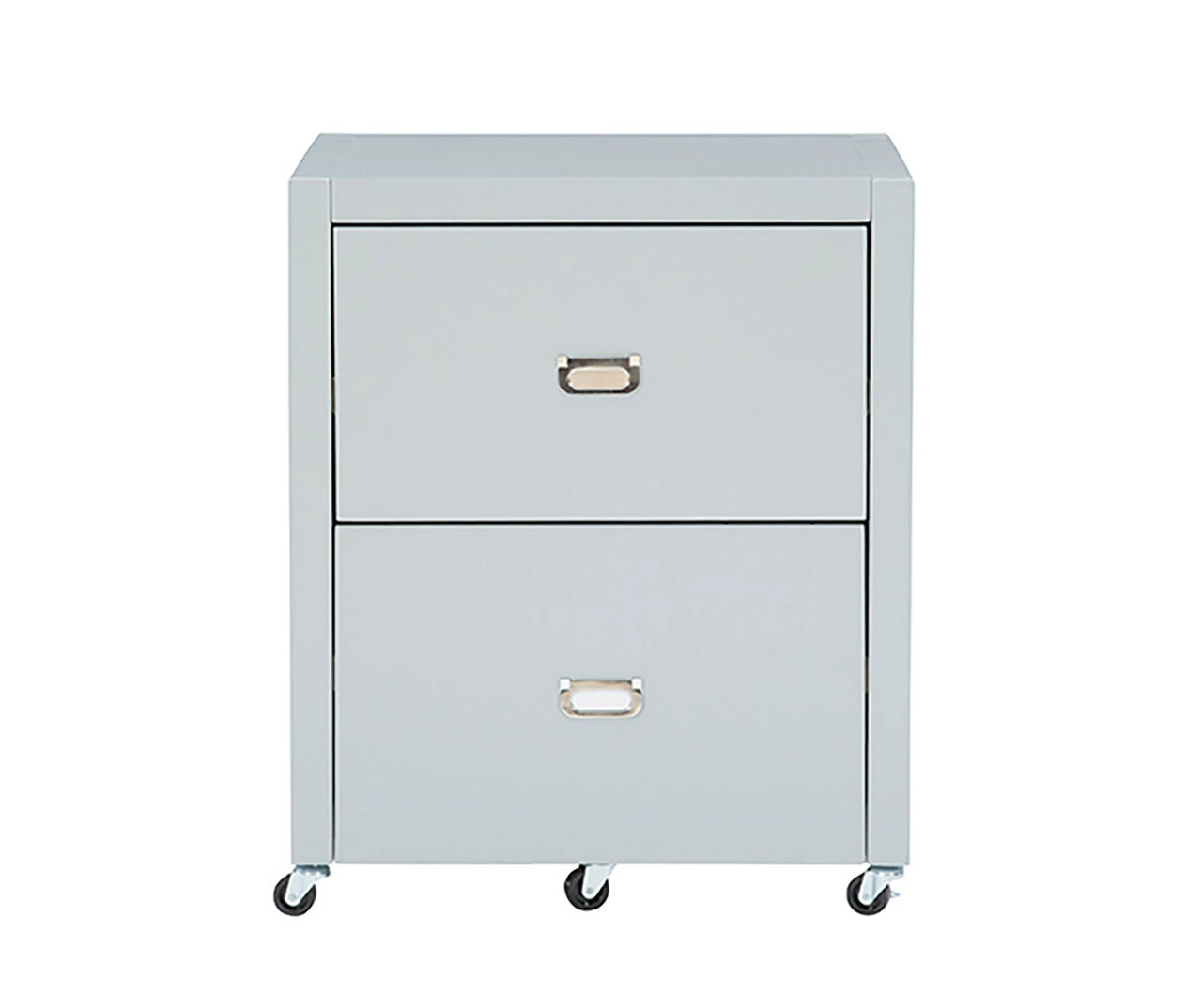 Kari Gray 2-Drawer Rolling Filing Cabinet - Image 3