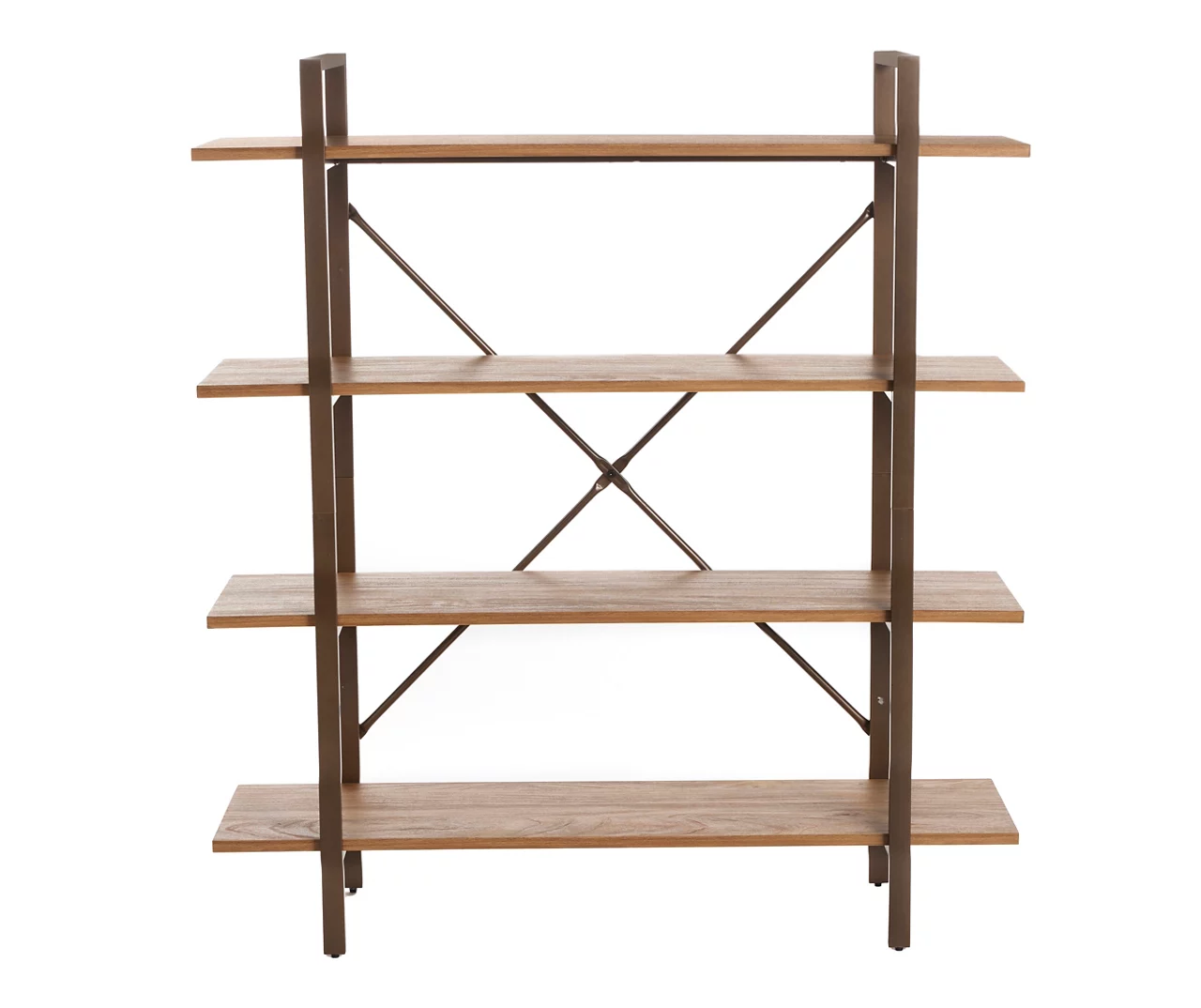 Medium Mango Open 4-Shelf Bookcase