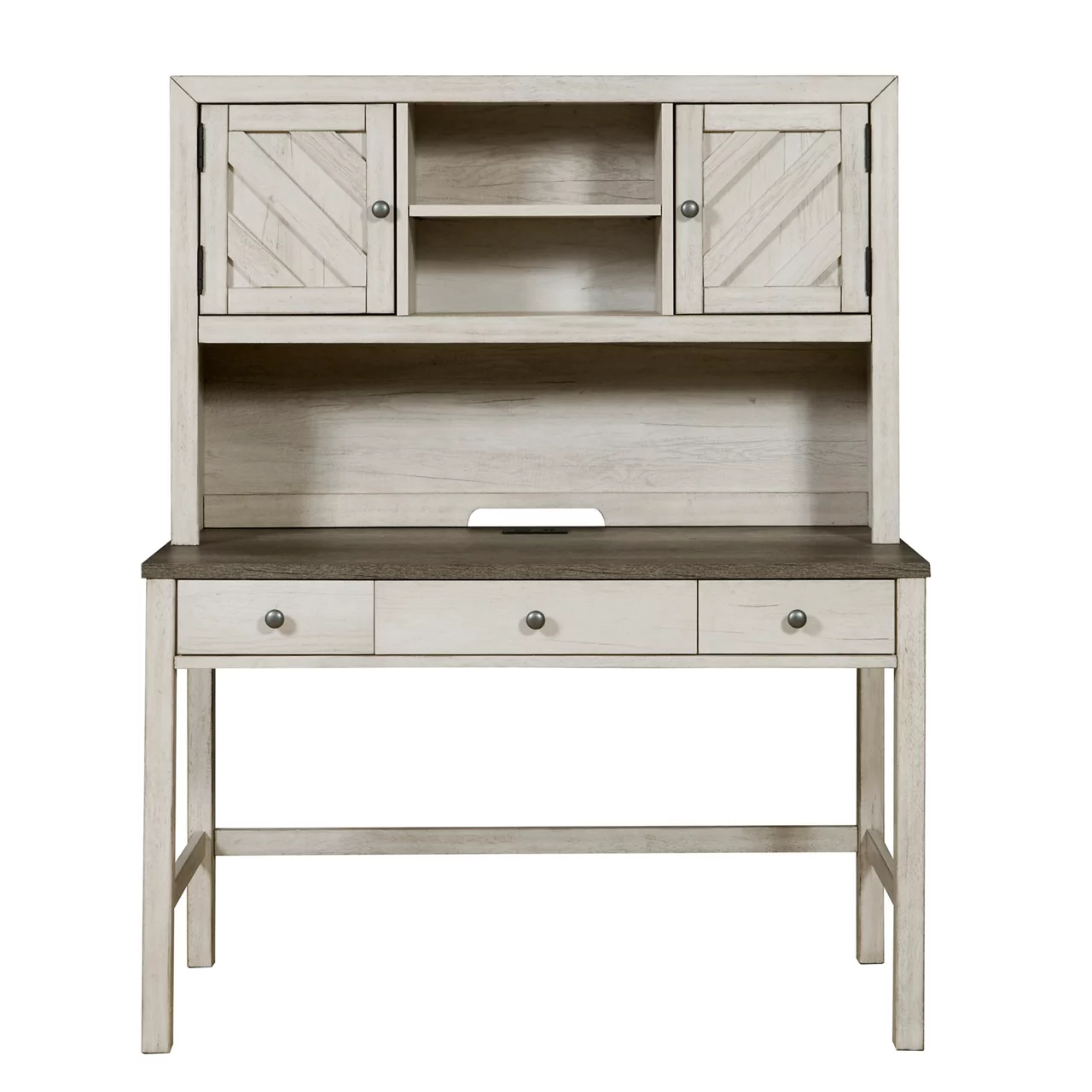 Riverwood Desk With Hutch & USB Charging