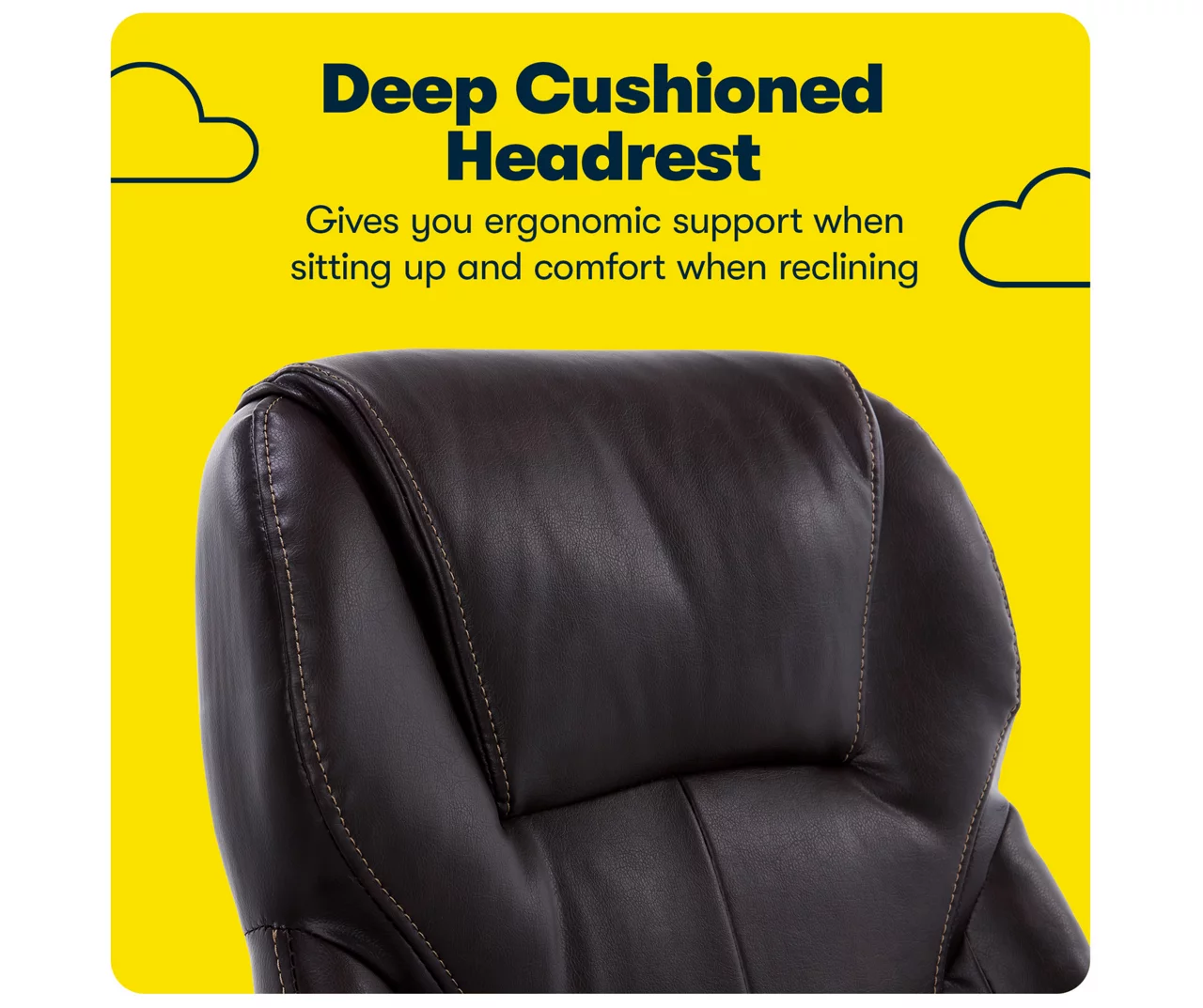 Mitchell Roasted Chestnut Vegan Leather Office Chair - Image 9