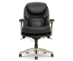 Claremont Black Bonded Leather Office Chair