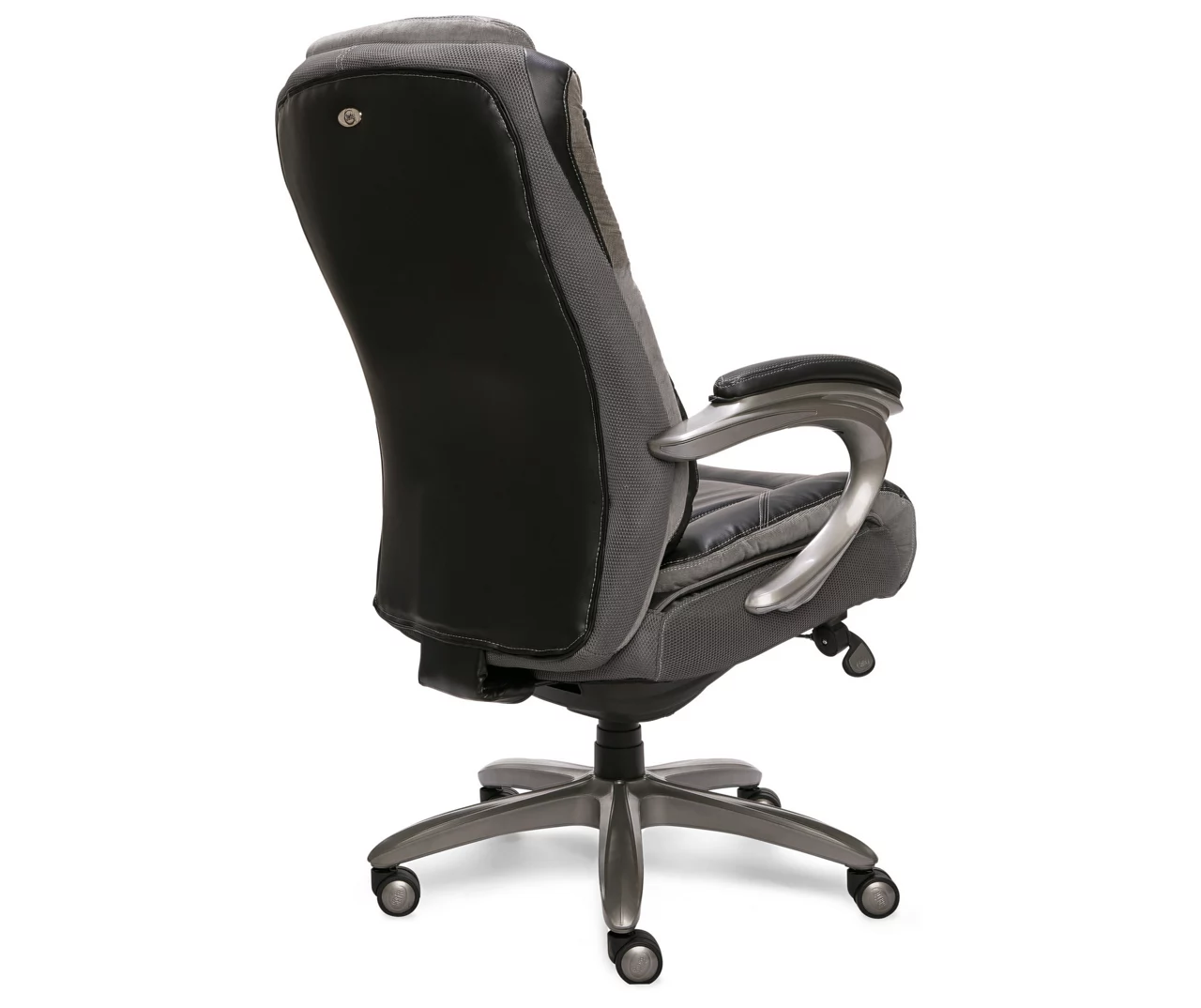 Baxter Black Big & Tall Bonded Leather Office Chair - Image 5
