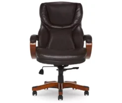 Conway Dark Brown Big & Tall Bonded Leather Office Chair