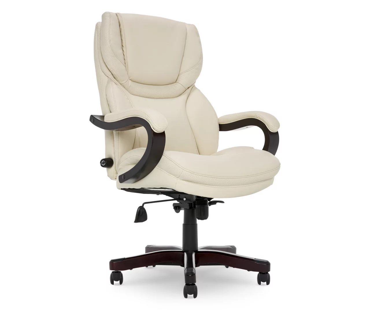 Conway Ivory Big & Tall Bonded Leather Office Chair - Image 2