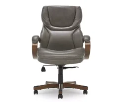 Conway Gray Big & Tall Bonded Leather Office Chair