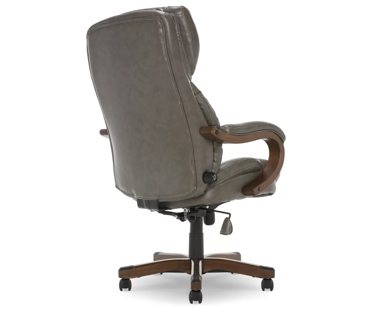 Conway Gray Big & Tall Bonded Leather Office Chair - Image 3
