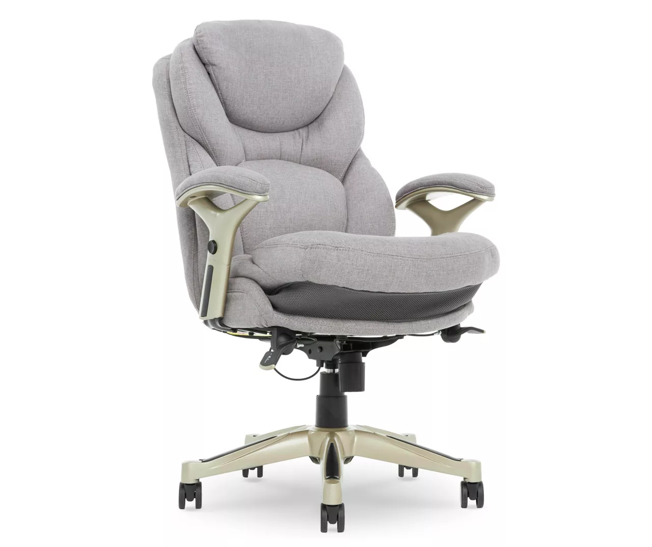 Claremont Light Gray Fabric Office Chair - Image 2