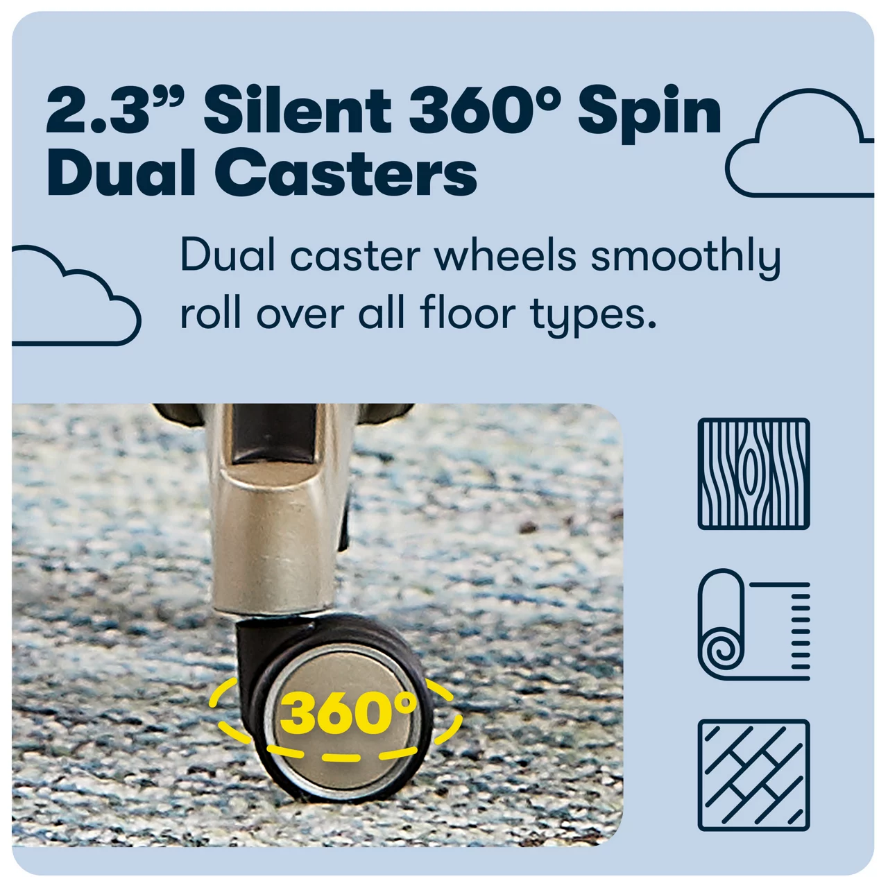 Claremont Dark Gray Fabric Office Chair - Image 6