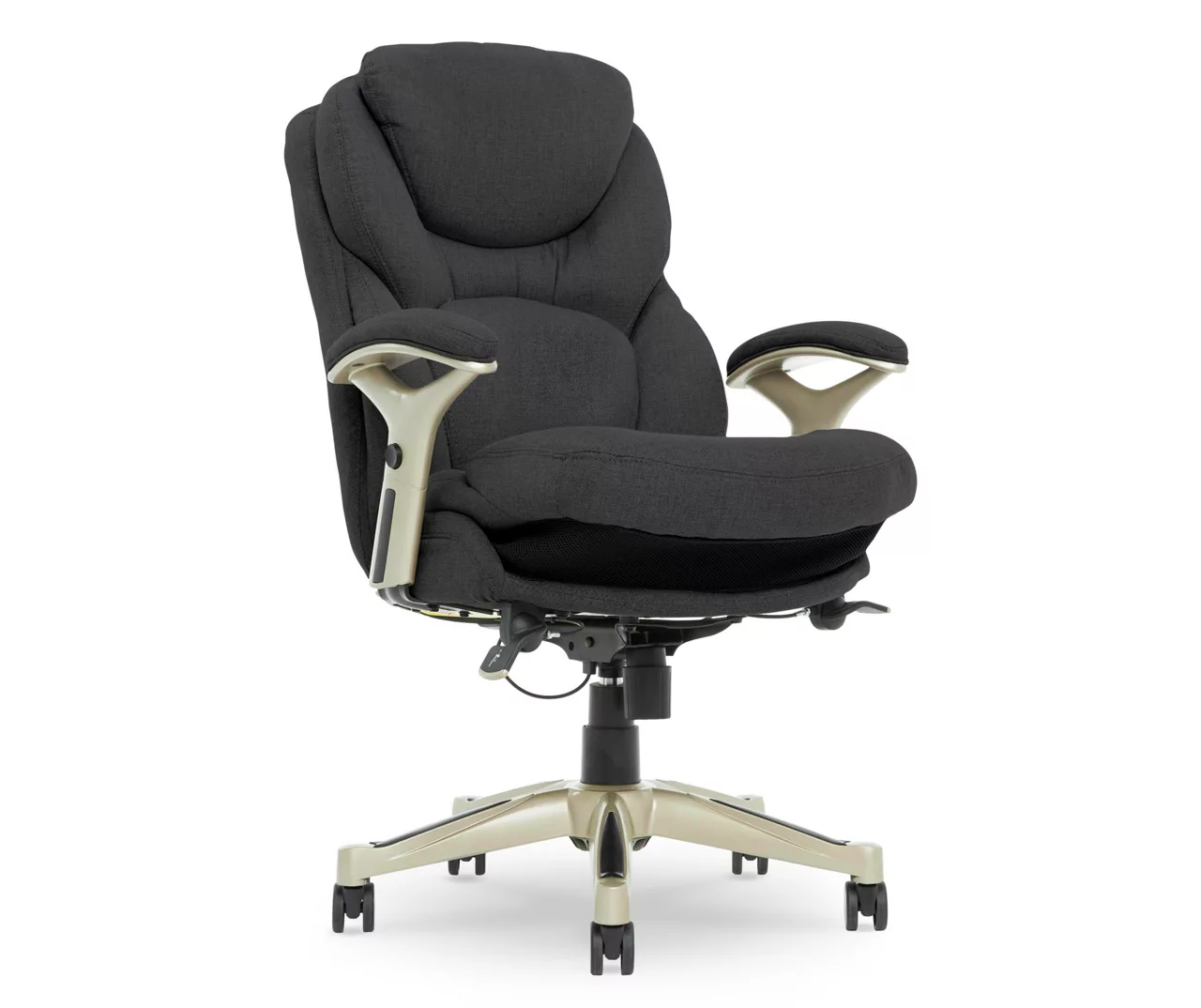 Claremont Dark Gray Fabric Office Chair - Image 3