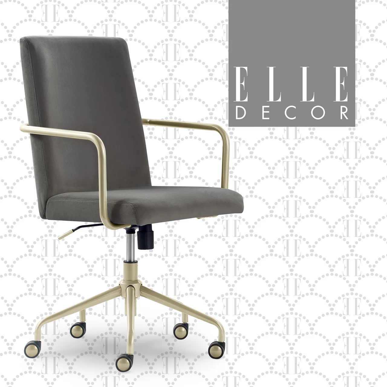 Giselle Velvet Office Chair - Image 10