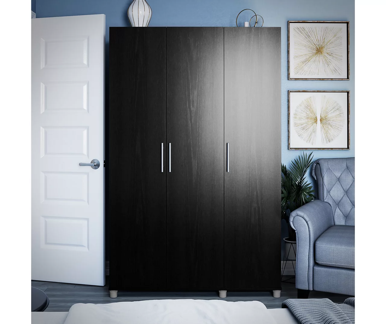 Systembuild Colwyn 3-Door Storage Wardrobe - Image 17