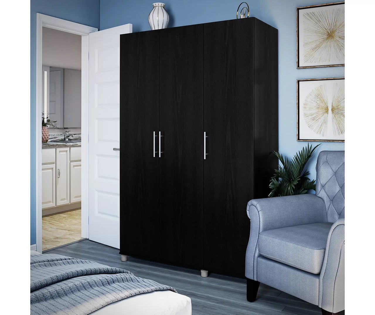 Systembuild Colwyn 3-Door Storage Wardrobe - Image 18