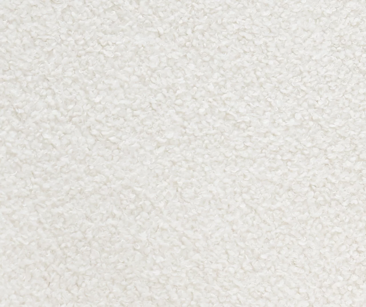 Cream Faux Wool Boucle Rolling Swivel Office Chair - Image 11