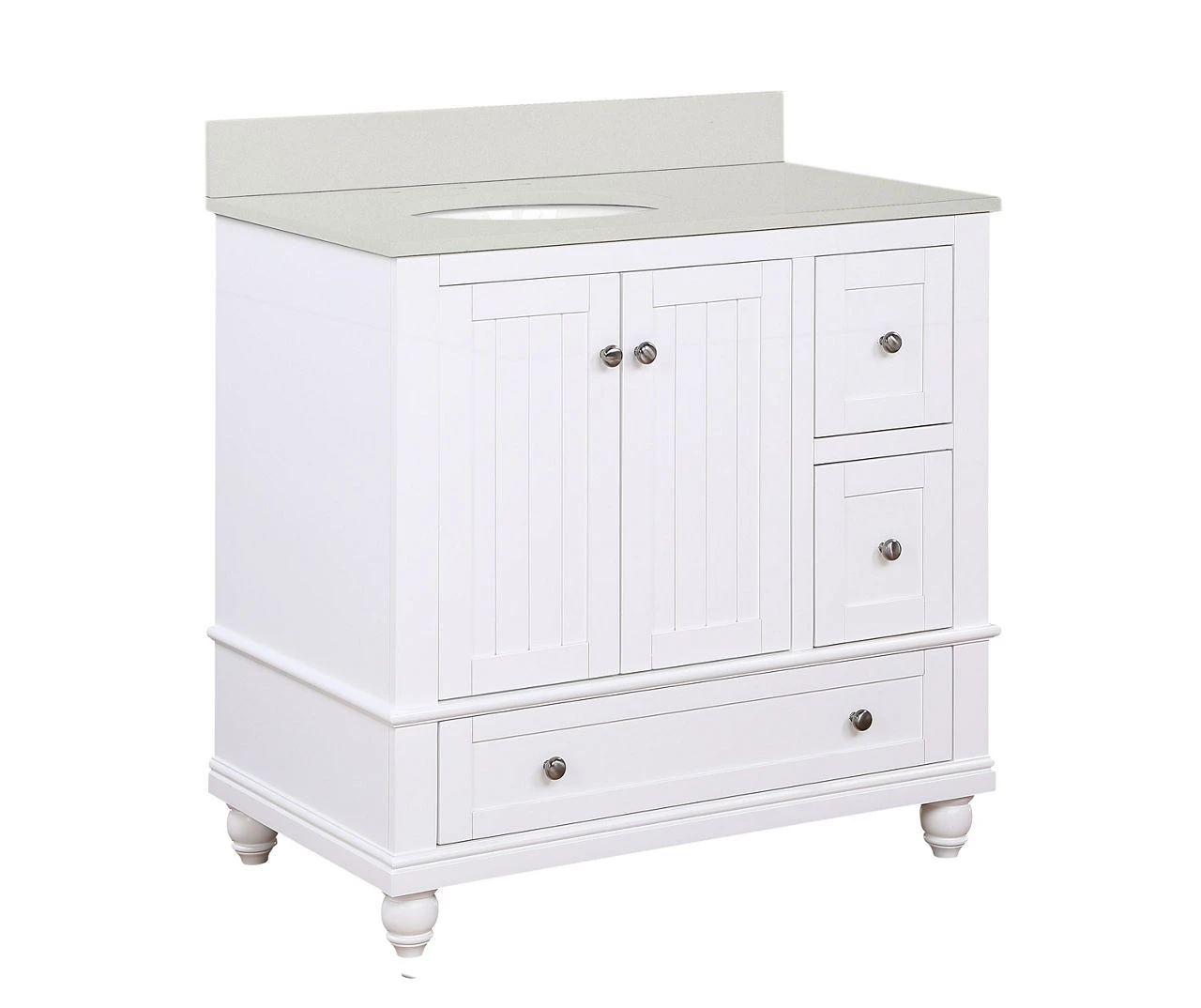 DHP Atwater Living Jazmyn Bathroom Vanity With White Sink - Image 3